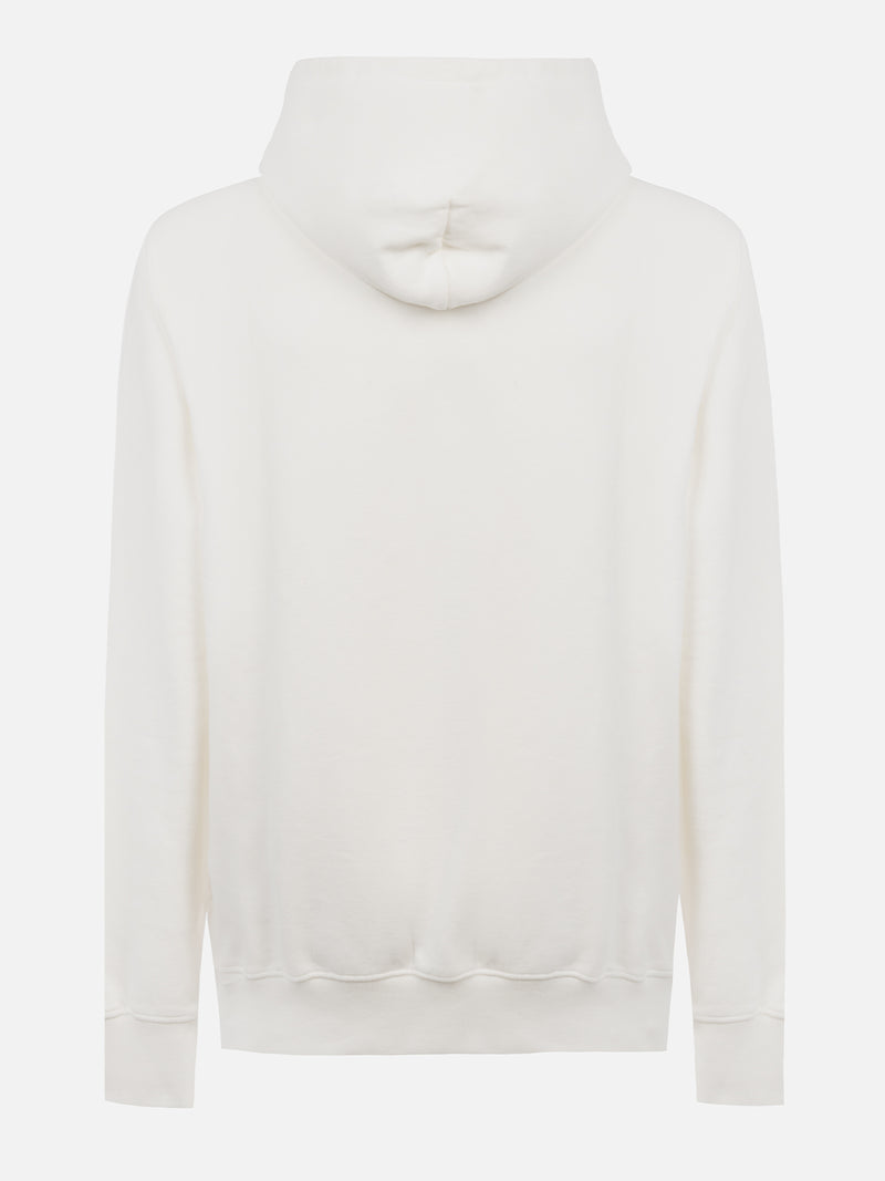 Man off-white sweatshirt Tribeca with St. Barth embroidery