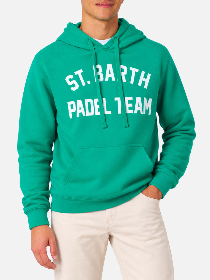 Sweat à capuche en coton avec imprimé St. Barth Padel Team 