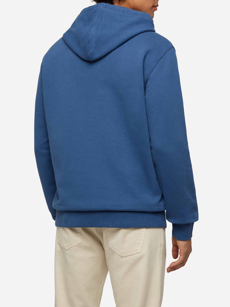 Cotton fleece sweatshirt Tribeca with Cortina vs St. Moritz print