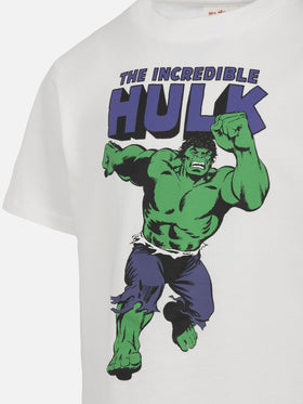 Boy cotton t-shirt with Hulk print | MARVEL SPECIAL EDITION - MC2 Saint Barth