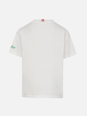 Boy cotton t-shirt with Hulk print | MARVEL SPECIAL EDITION - MC2 Saint Barth