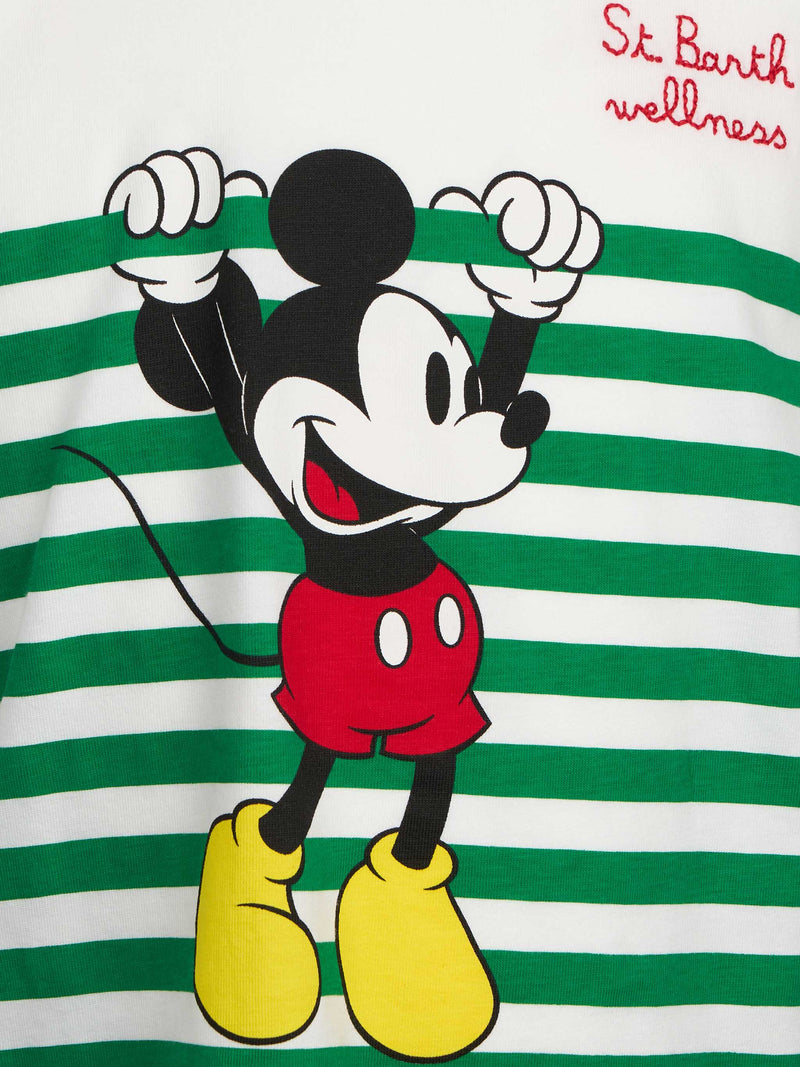 T-shirt da bambino in cotone con stampa e ricamo Topolino | EDIZIONE SPECIALE DISNEY