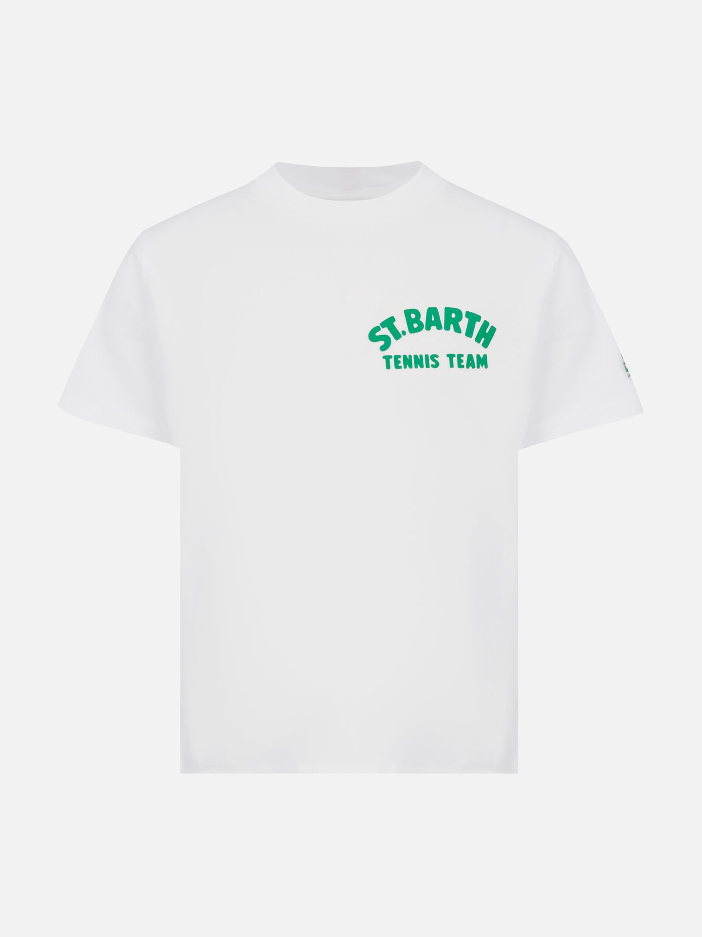 Cotton t-shirt with Saint Barth tennis team print - MC2 Saint Barth