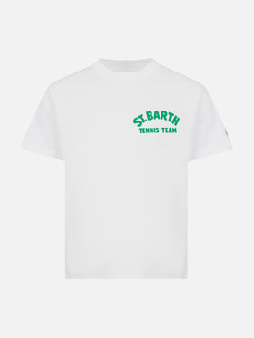 Cotton t-shirt with Saint Barth tennis team print - MC2 Saint Barth