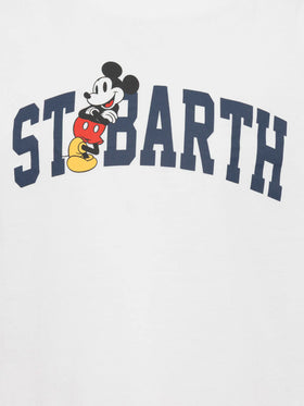 Cotton t-shirt with St. Barth Mickey Mouse print | DISNEY® SPECIAL EDITION - MC2 Saint Barth