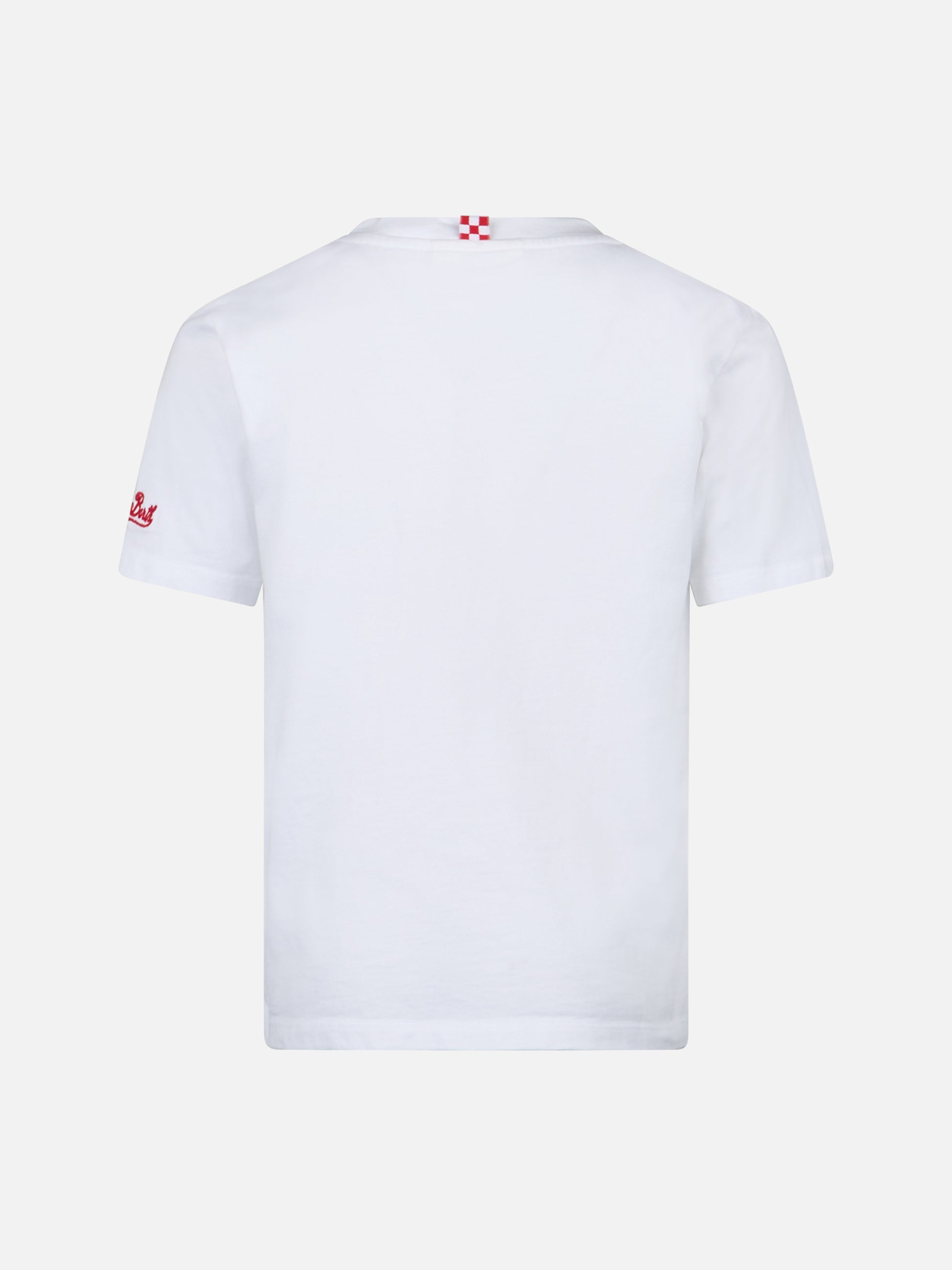 Boy cotton t-shirt with Captain America print | MARVEL SPECIAL EDITION - MC2 Saint Barth