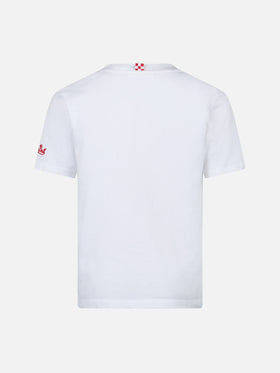 Boy cotton t-shirt with Captain America print | MARVEL SPECIAL EDITION - MC2 Saint Barth