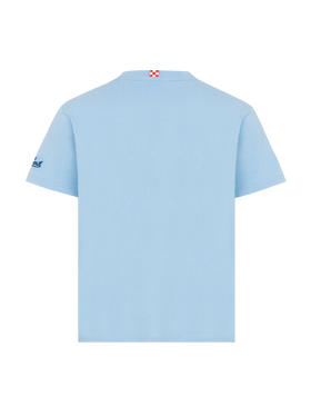 Cotton t-shirt with St. Barth local embroidery and Snoopy print | SNOOPY PEANUTS® SPECIAL EDITION - MC2 Saint Barth