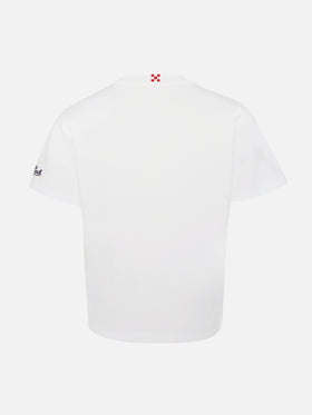 Cotton t-shirt with Smurf embroidery | THE SMURF SPECIAL EDITION