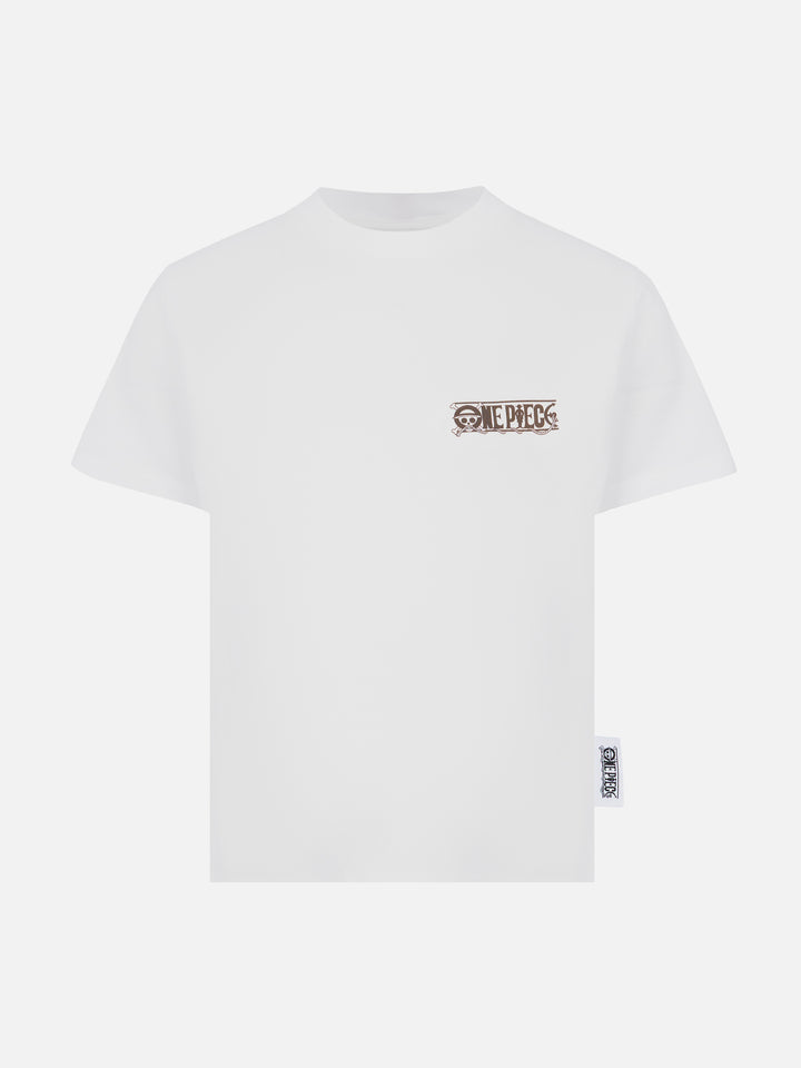 Cotton t-shirt with One Piece print | ONE PIECE SPECIAL EDITION - MC2 Saint Barth