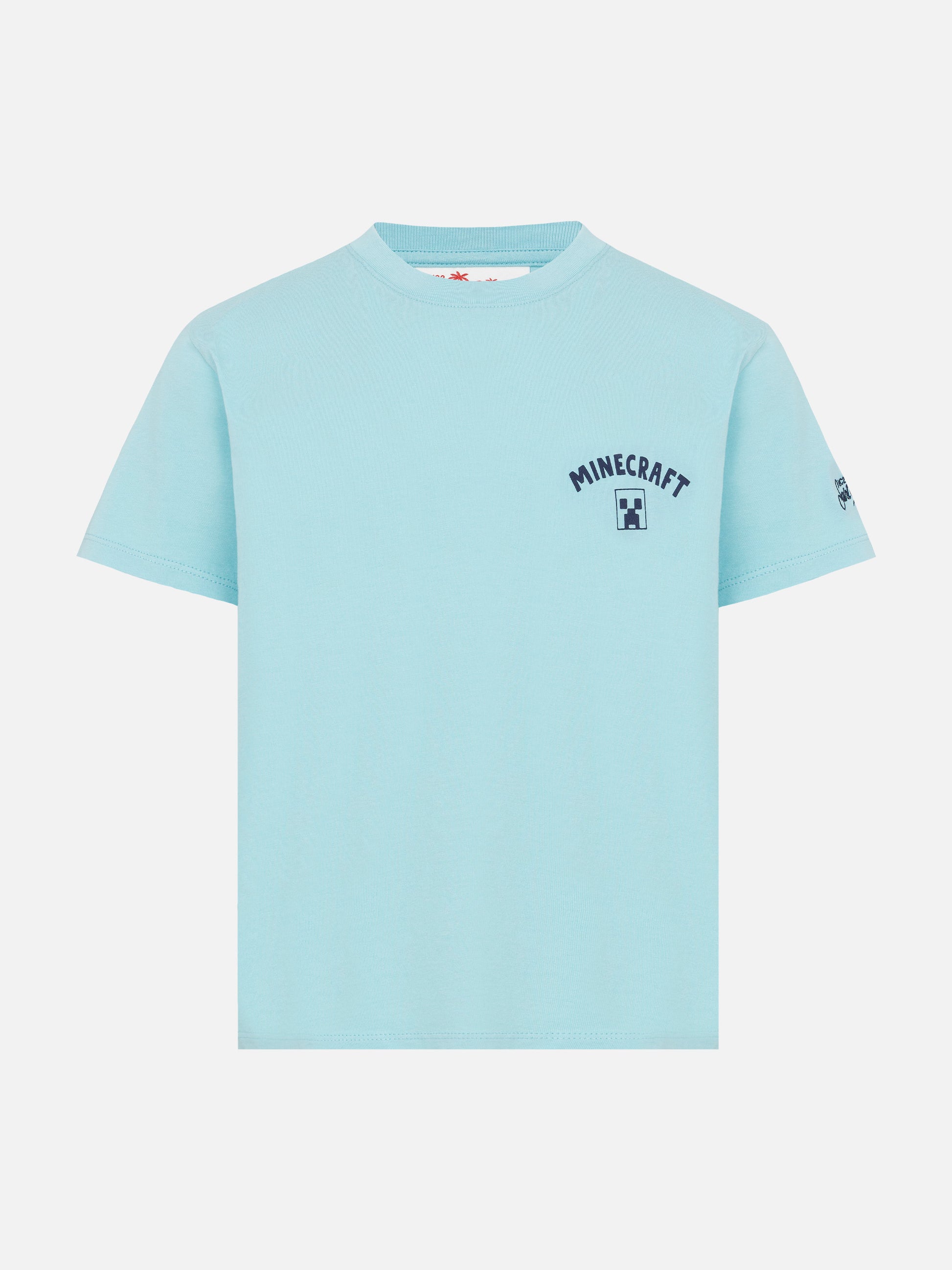 Cotton t-shirt with Minecraft in St. Barth print | MINECRAFT SPECIAL EDITION - MC2 Saint Barth
