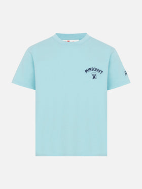 Cotton t-shirt with Minecraft in St. Barth print | MINECRAFT SPECIAL EDITION - MC2 Saint Barth
