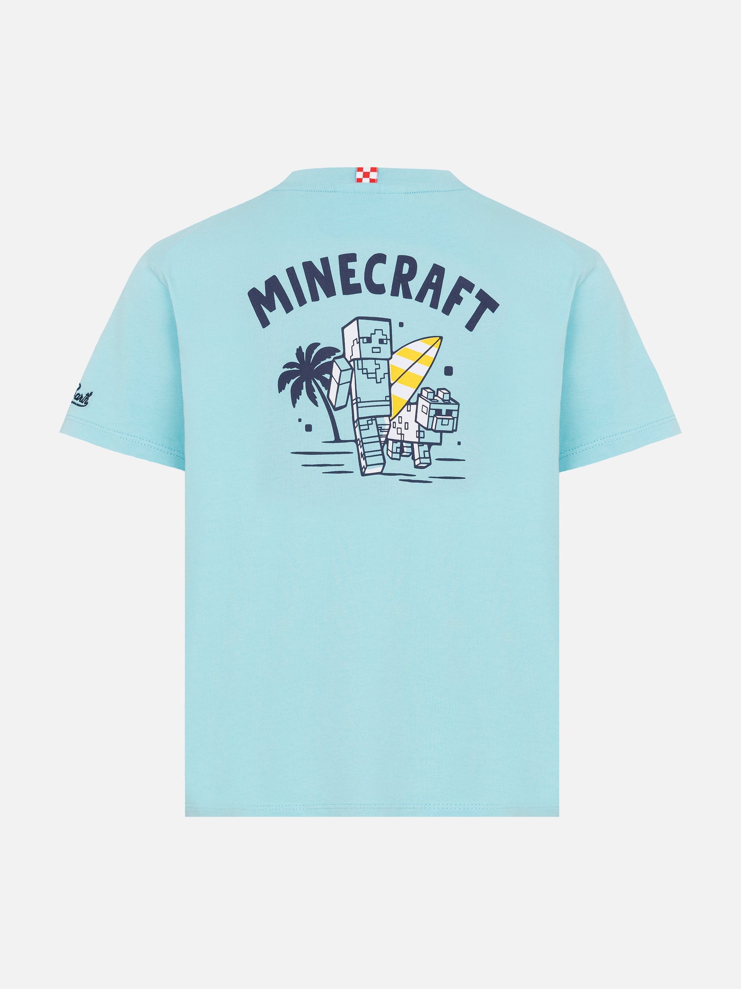 Cotton t-shirt with Minecraft in St. Barth print | MINECRAFT SPECIAL EDITION - MC2 Saint Barth