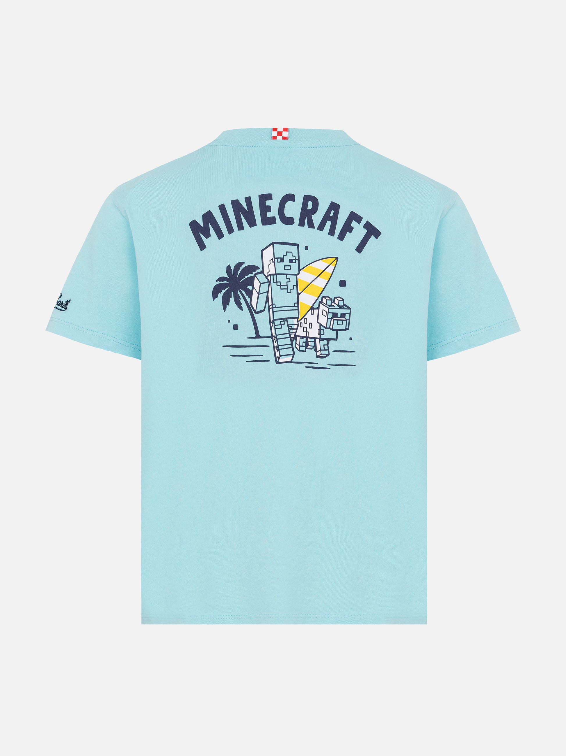 Cotton t-shirt with Minecraft in St. Barth print | MINECRAFT SPECIAL EDITION - MC2 Saint Barth