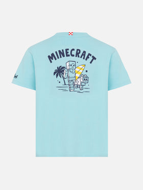 Cotton t-shirt with Minecraft in St. Barth print | MINECRAFT SPECIAL EDITION - MC2 Saint Barth