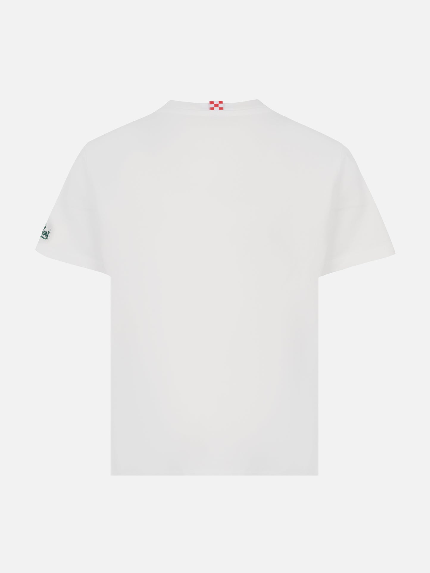 Cotton t-shirt with My Dad is my guide embroidery - MC2 Saint Barth