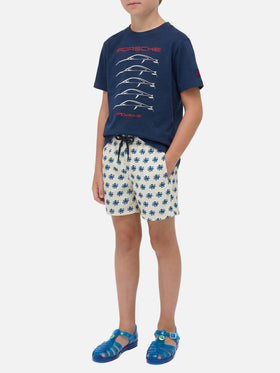 T-shirt in cotone con stampa Porsche 911S Turbo | PORSCHE SPECIAL EDITION
