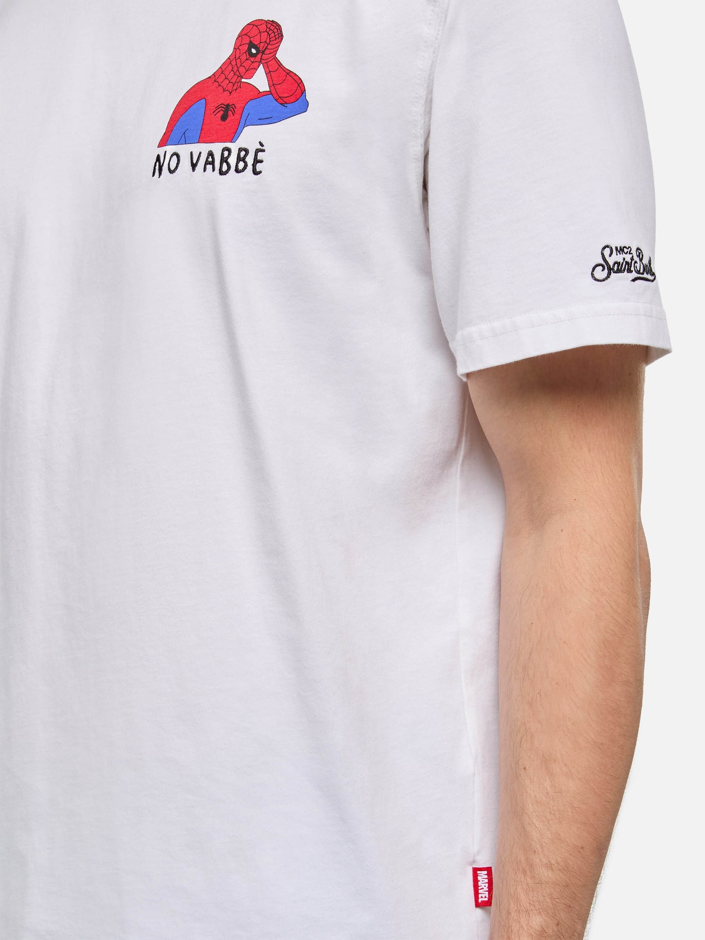 Cotton T-shirt with Spiderman print |MARVEL SPECIAL EDITION - MC2 Saint Barth