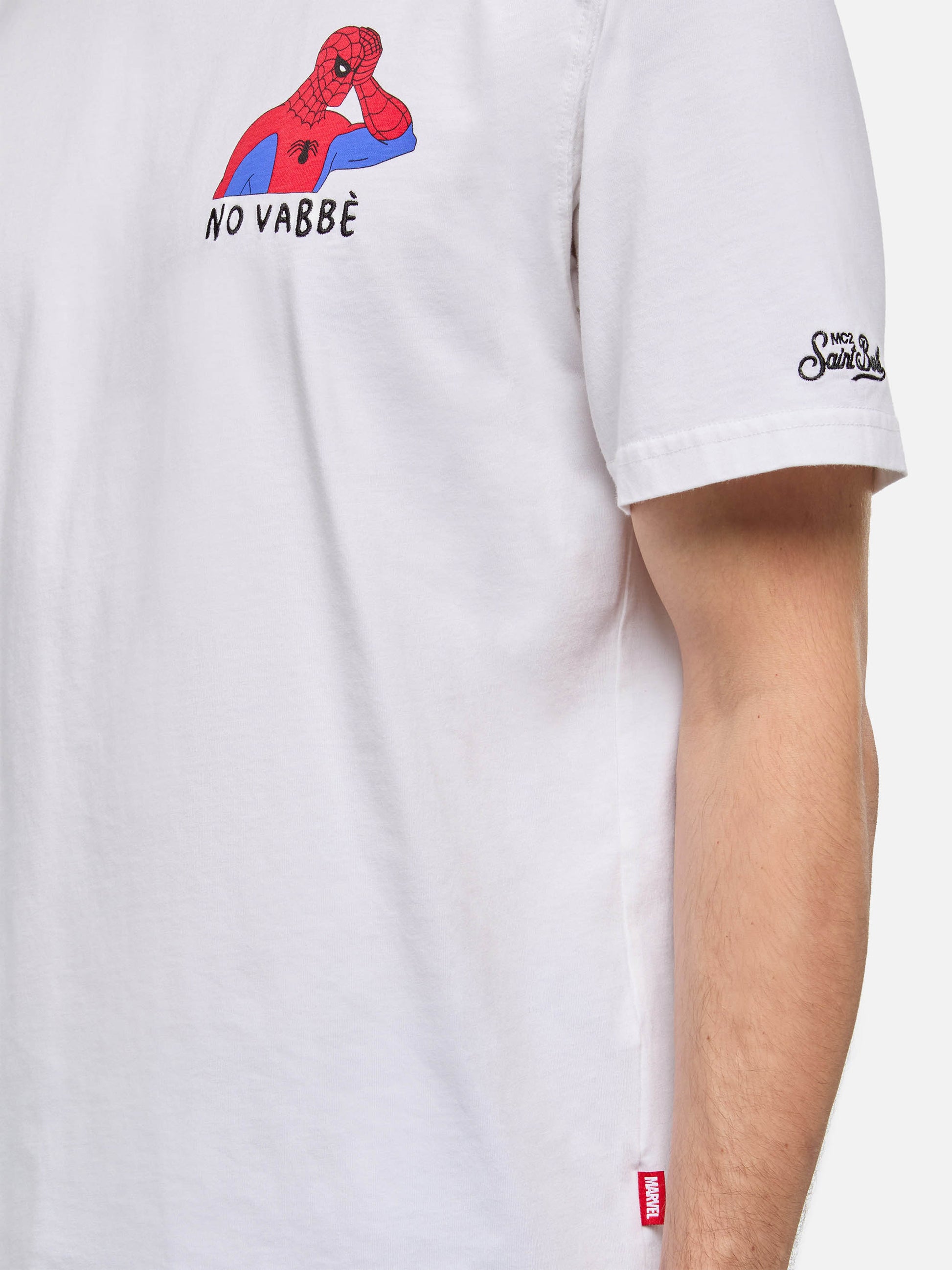 Cotton T-shirt with Spiderman print |MARVEL SPECIAL EDITION - MC2 Saint Barth