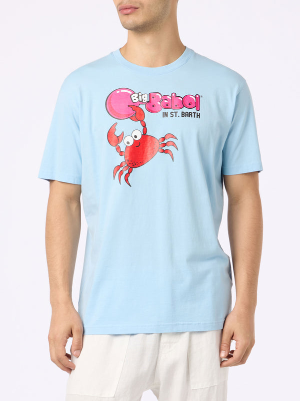 Herren-T-Shirt mit platziertem Aufdruck und Stickerei der Big Babol-Krabbe | GROSSE BABOL-SONDERAUSGABE