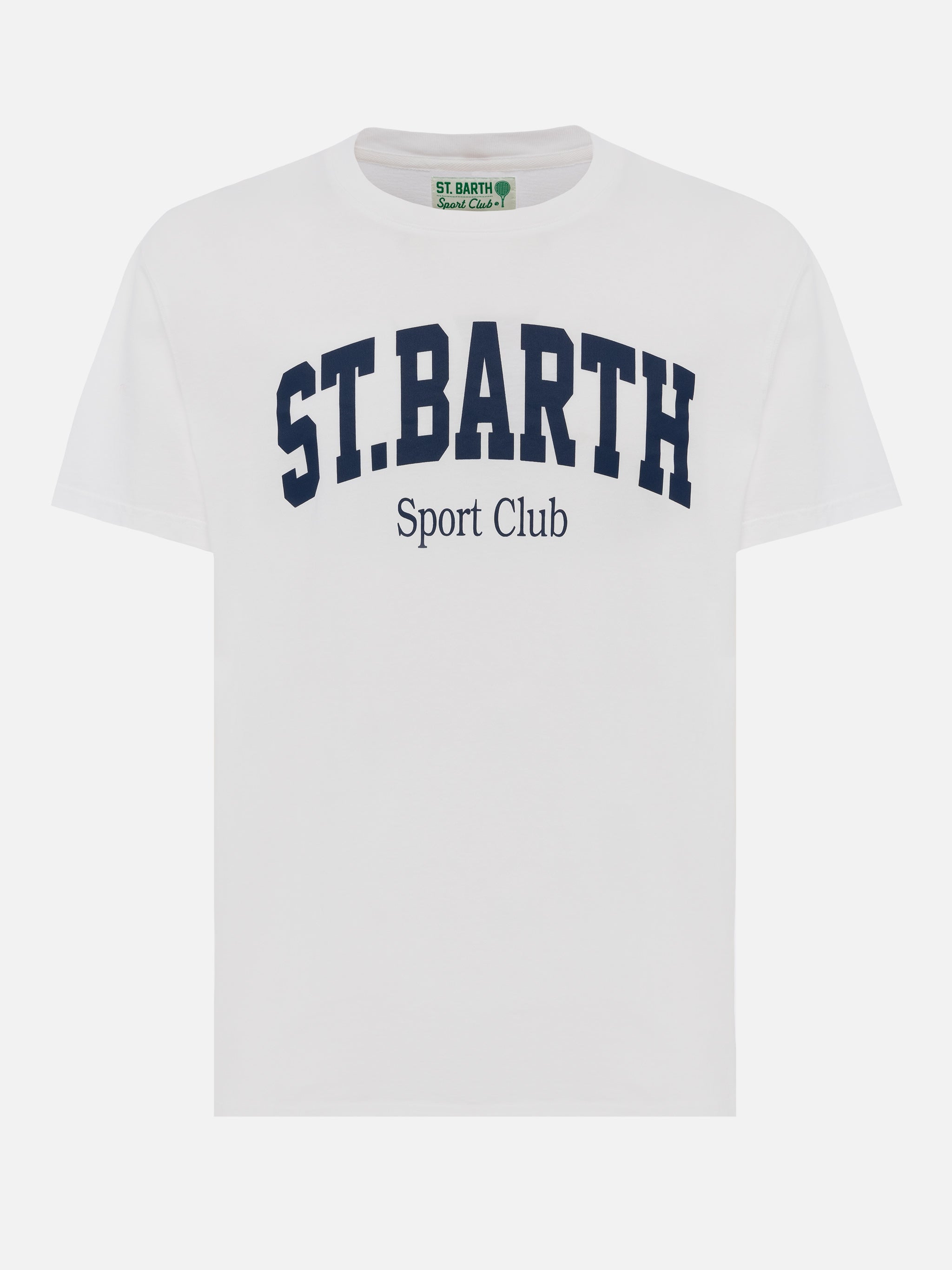 T-shirt Man in cotone stampa St. Barth Sport Club – MC2 Saint Barth