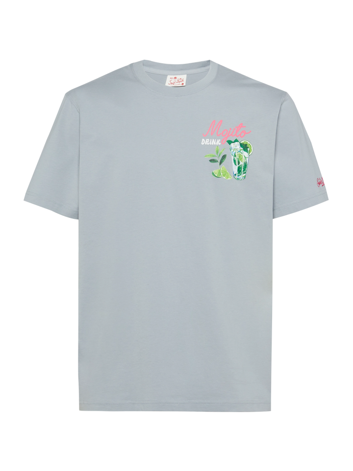 Cotton T-shirt with mojito print - MC2 Saint Barth
