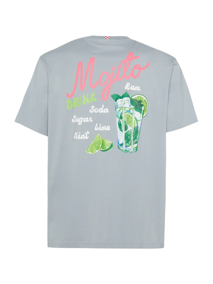 Cotton T-shirt with mojito print - MC2 Saint Barth