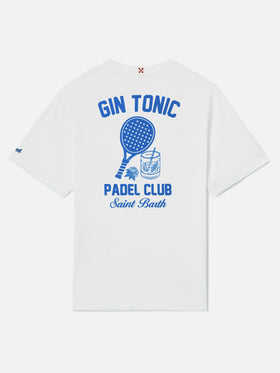 Camiseta con estampado gin tonic padel 