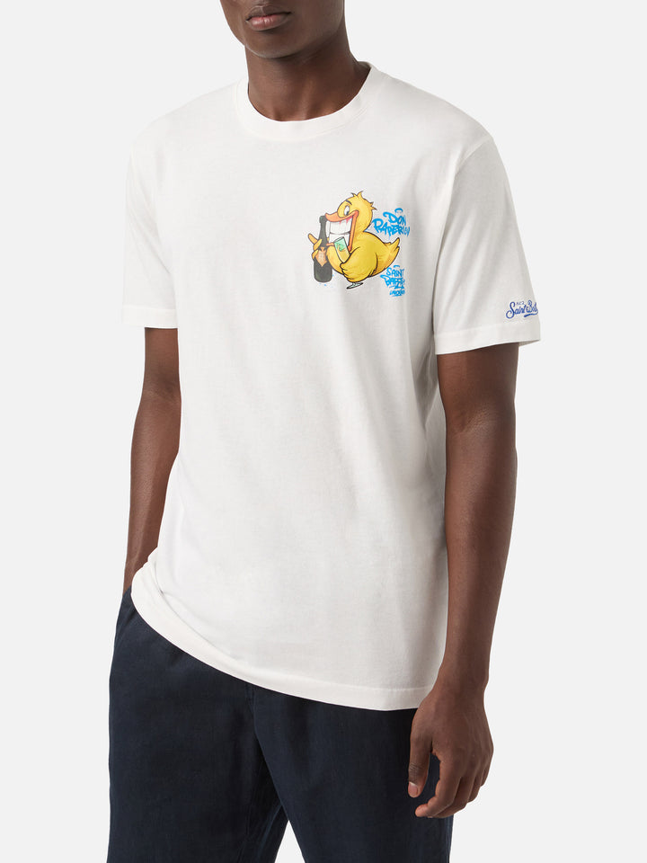 T-shirt Cryptopuppets Don Paperion con stampa fronte e retro | Special Edition