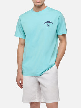 Cotton T-shirt with Minecraft in St. Barth print | MINECRAFT SPECIAL EDITION - MC2 Saint Barth