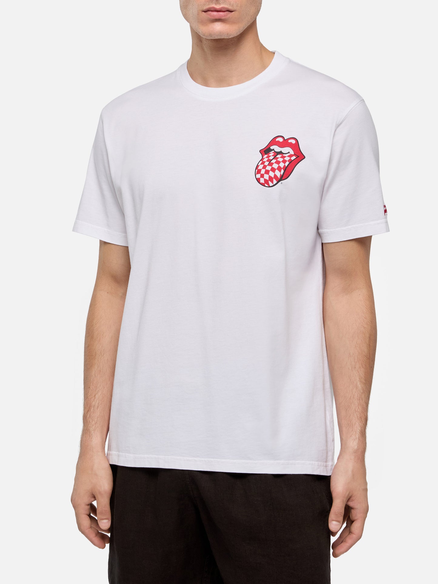 Cotton T-shirt with Rolling Stones print | THE ROLLING STONES SPECIAL EDITION - MC2 Saint Barth