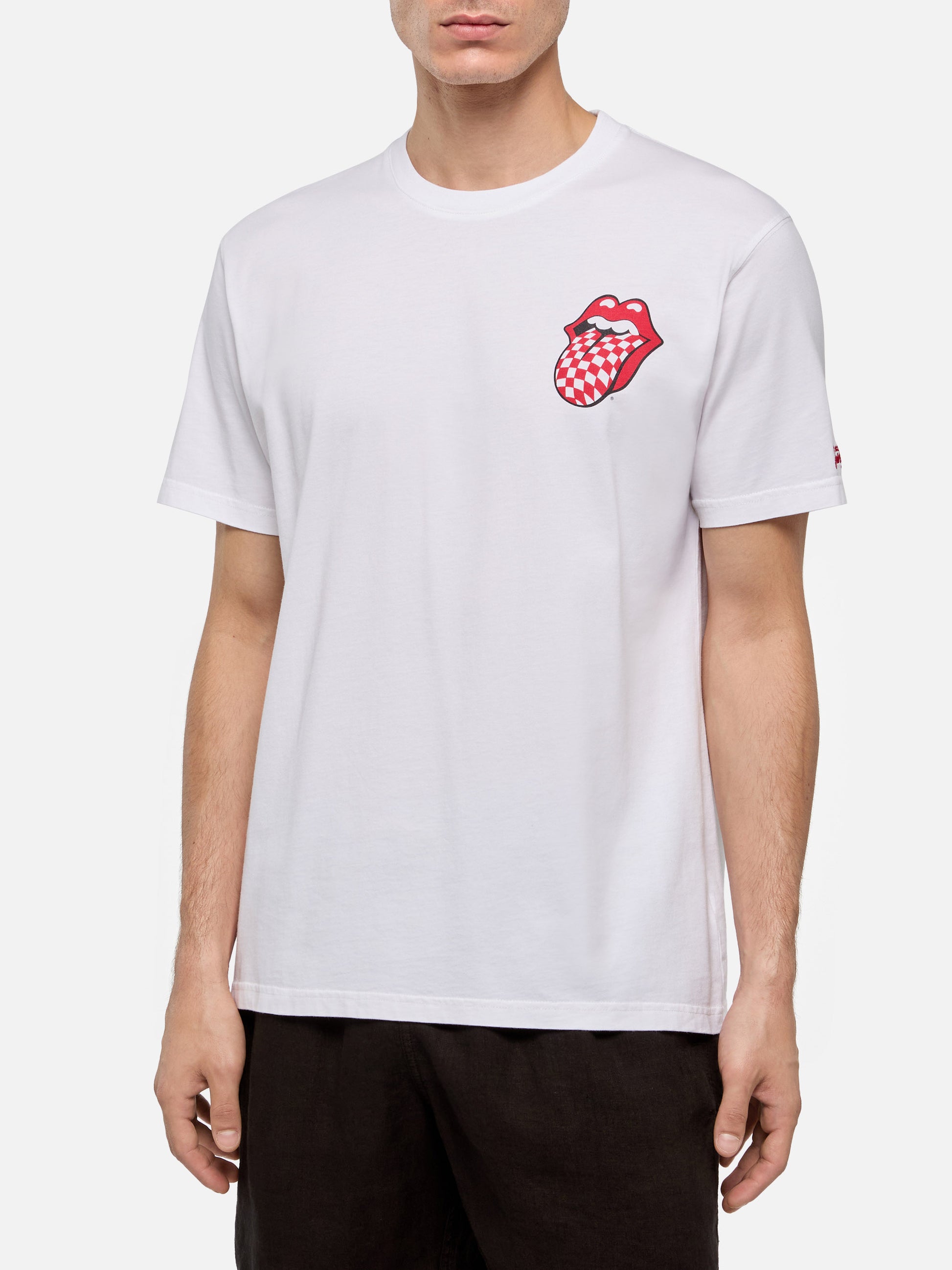 Cotton T-shirt with Rolling Stones print | THE ROLLING STONES SPECIAL EDITION - MC2 Saint Barth