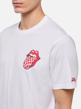 Cotton T-shirt with Rolling Stones print | THE ROLLING STONES SPECIAL EDITION - MC2 Saint Barth
