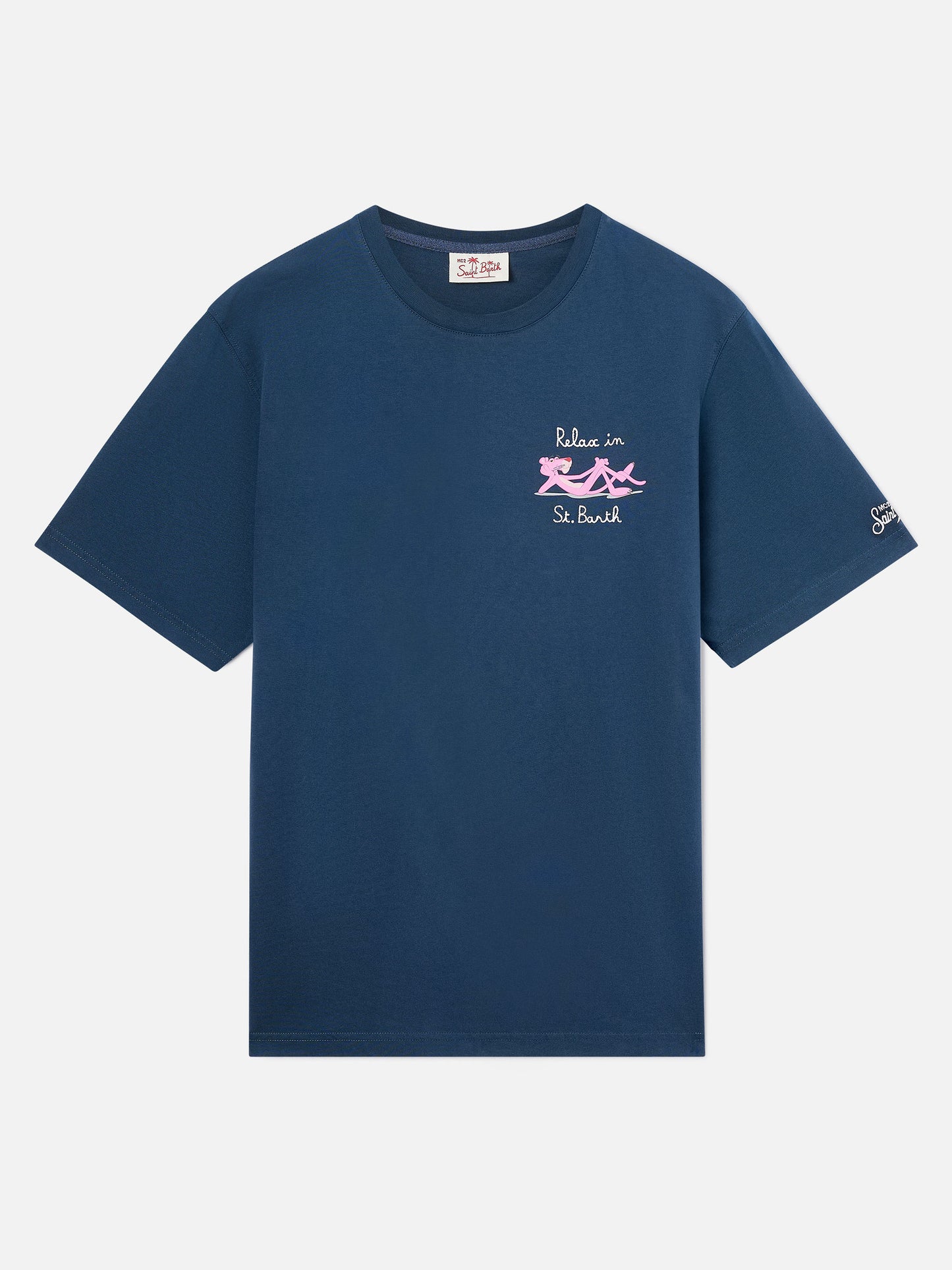 T-Shirt mit Pink-Panther-Print und Stickerei | THE PINK PANTHER SPECIAL EDITION 