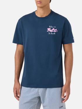 T-Shirt mit Pink-Panther-Print und Stickerei | THE PINK PANTHER SPECIAL EDITION 