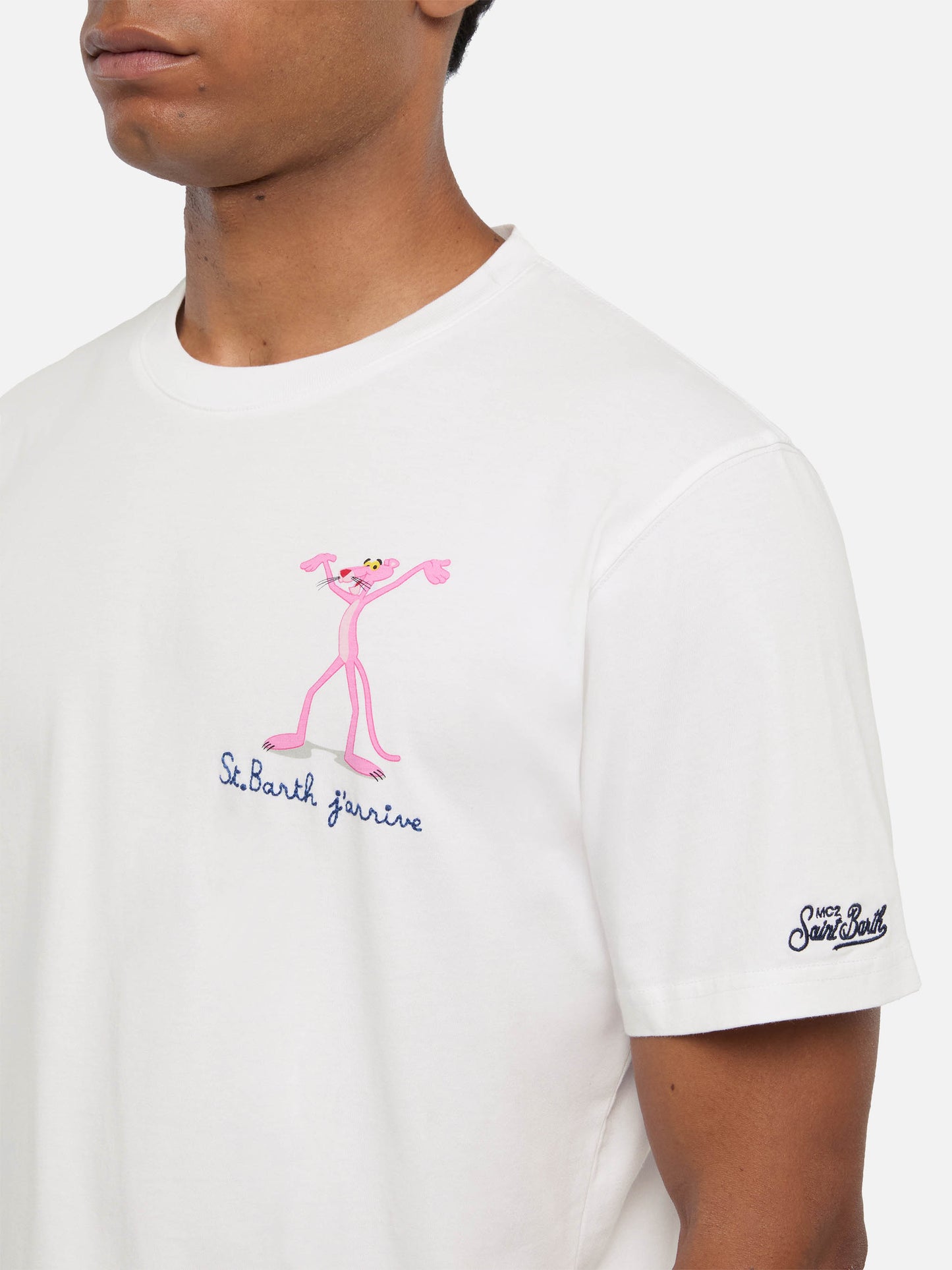 T-shirt Man in cotone con stampa The Pink Panther | THE PINK PANTHER SPECIAL EDITION
