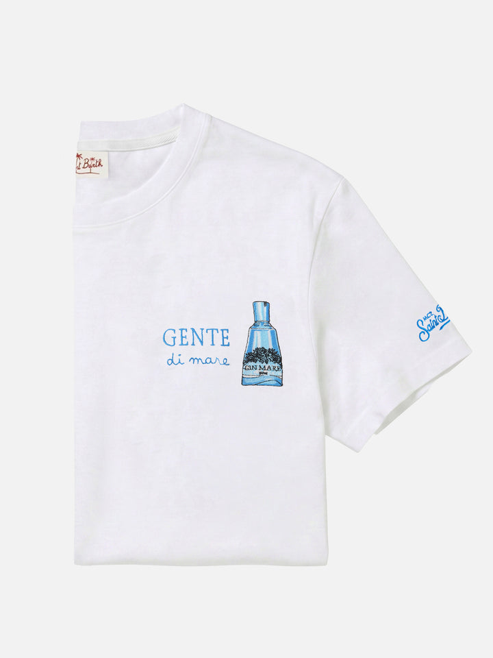 Camiseta con estampado y bordado Gente di Mare | Edición Especial 