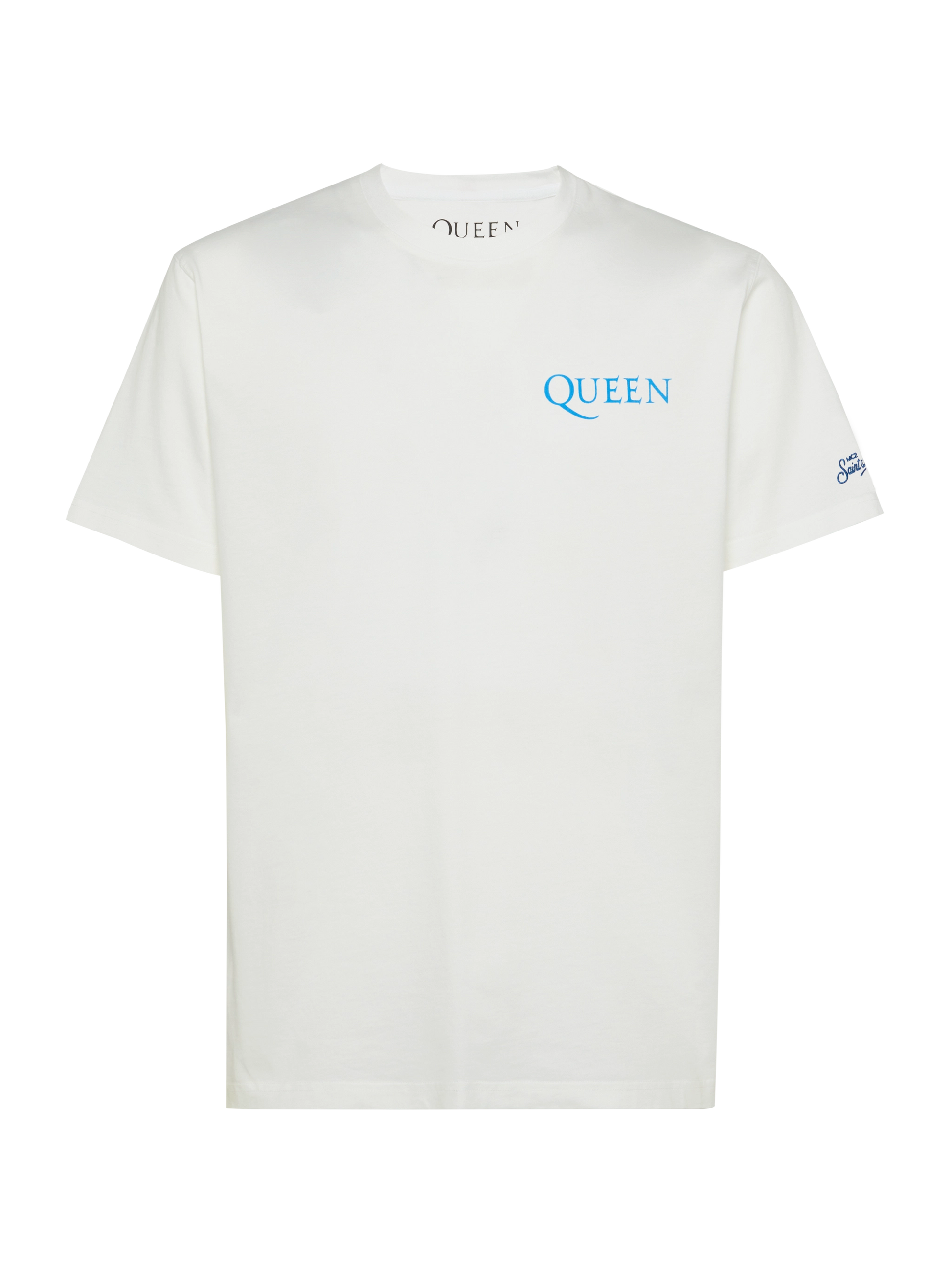 Cotton T-shirt with Queen logo print | QUEEN SPECIAL EDITION - MC2 Saint Barth