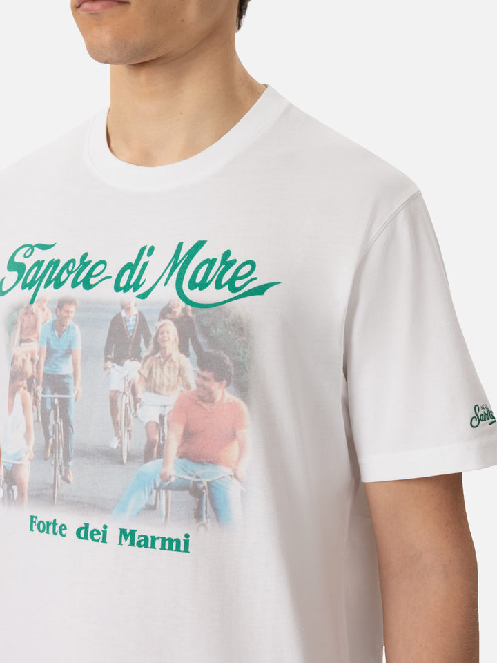 Cotton T-shirt with Forte dei Marmi 83 print |SAPORE DI MARE SPECIAL EDITION - MC2 Saint Barth