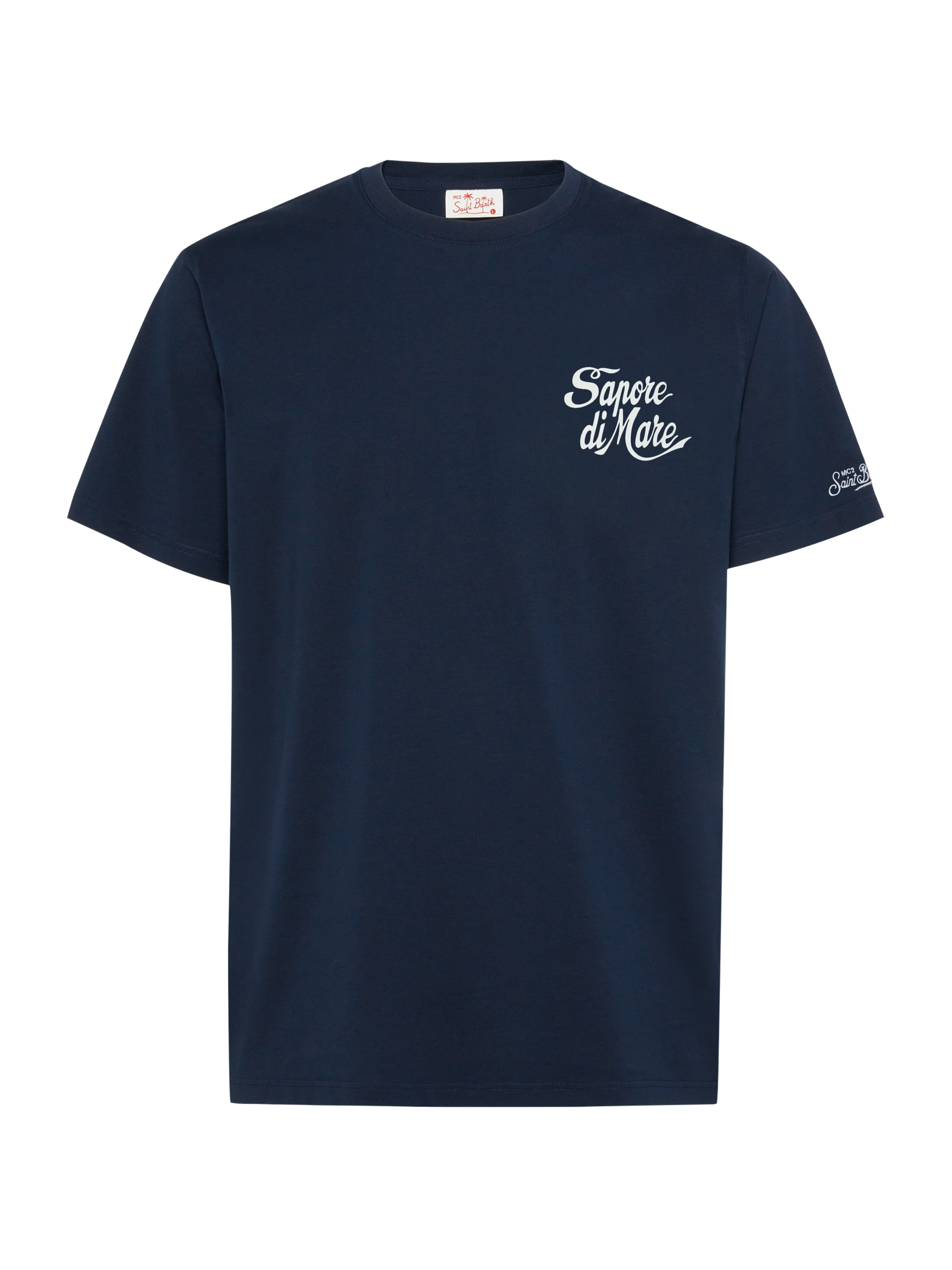 Cotton T-shirt with Forte dei Marmi 83 print | SAPORE DI MARE SPECIAL EDITION - MC2 Saint Barth