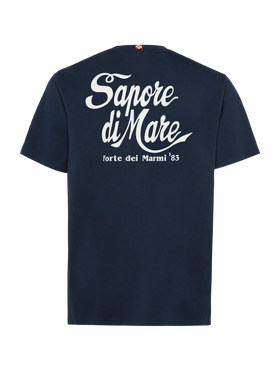 Cotton T-shirt with Forte dei Marmi 83 print | SAPORE DI MARE SPECIAL EDITION - MC2 Saint Barth
