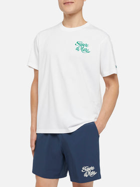 Cotton T-shirt with Forte dei Marmi 83 print |SAPORE DI MARE SPECIAL EDITION - MC2 Saint Barth