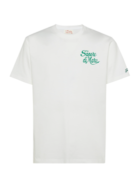 Cotton T-shirt with Forte dei Marmi 83 print |SAPORE DI MARE SPECIAL EDITION - MC2 Saint Barth