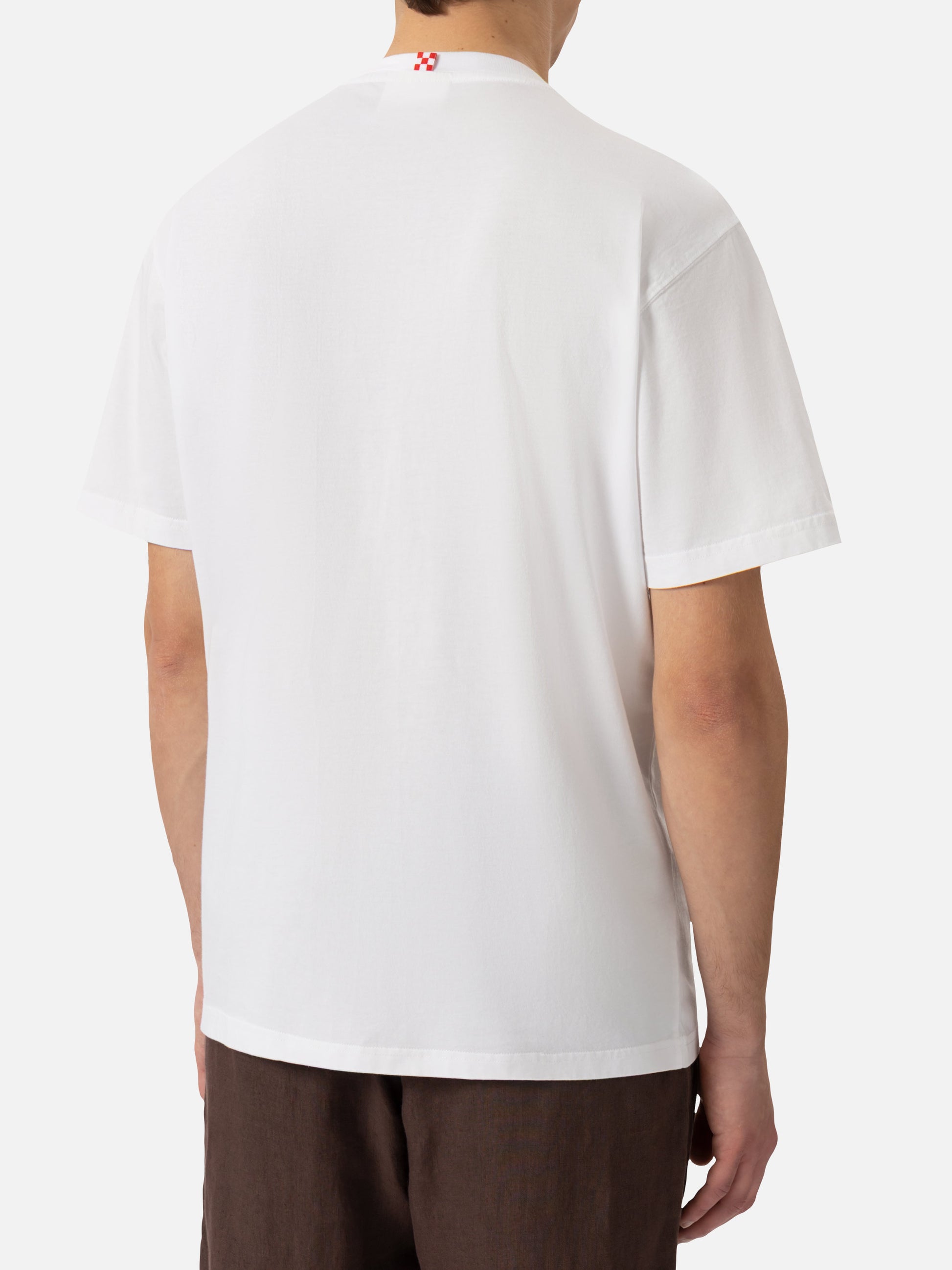 Cotton T-shirt with Forte dei Marmi 83 print | SAPORE DI MARE SPECIAL EDITION - MC2 Saint Barth