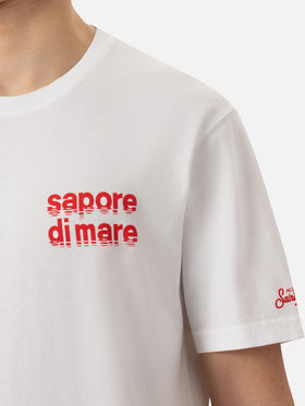 Cotton T-shirt with Sapore di Mare film logo print |SAPORE DI MARE SPECIAL EDITION - MC2 Saint Barth