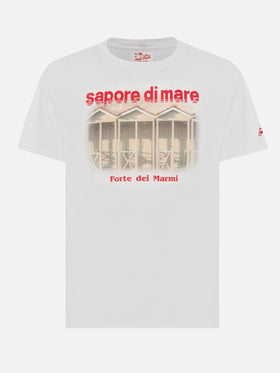 Cotton T-shirt with Forte dei Marmi 83 print |SAPORE DI MARE SPECIAL EDITION - MC2 Saint Barth