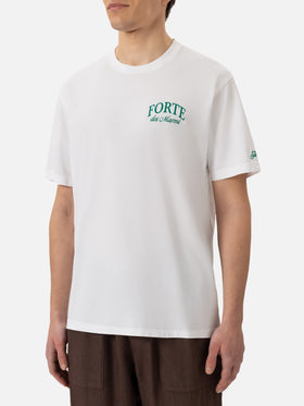 Cotton T-shirt with Forte dei Marmi print |SAPORE DI MARE SPECIAL EDITION - MC2 Saint Barth