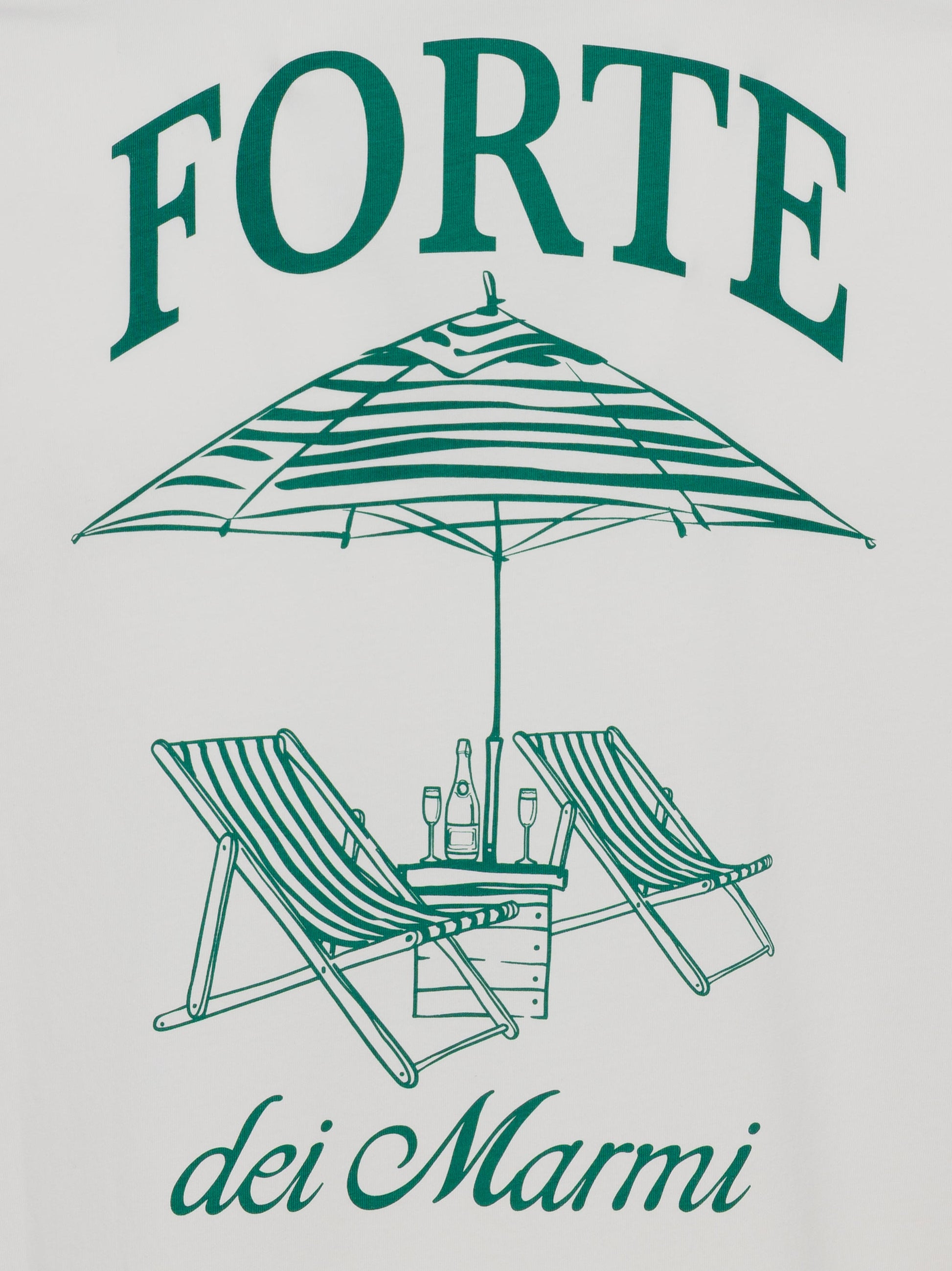 Cotton T-shirt with Forte dei Marmi print |SAPORE DI MARE SPECIAL EDITION - MC2 Saint Barth