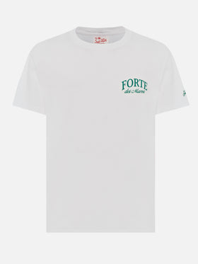 Cotton T-shirt with Forte dei Marmi print |SAPORE DI MARE SPECIAL EDITION - MC2 Saint Barth