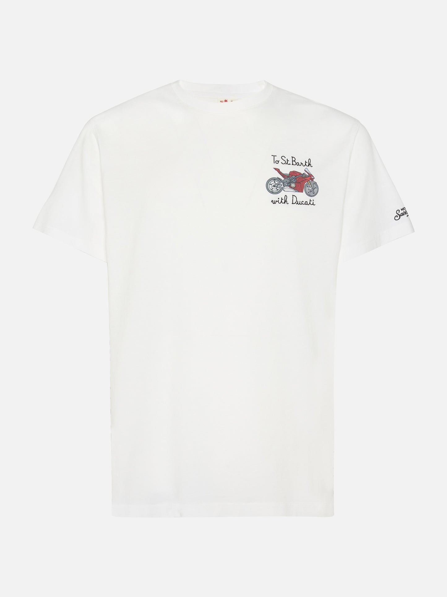 T-shirt Man ricamo To St. Barth with Ducati | Special Edition